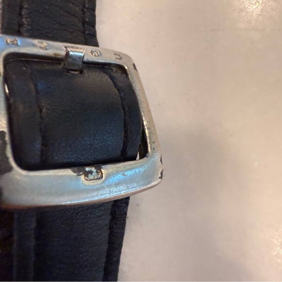 Coach Vintage Black Leather Crossbody Shoulder Hippie Flap Bag 9135 - Picture 16 of 16